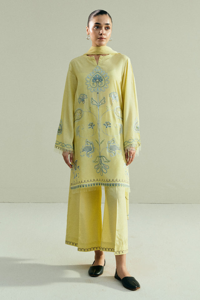 Zara Shahjahan | Pret 26 | CR25P0963A - Luxury Dress - available at Maria Faisal in UK and USA.