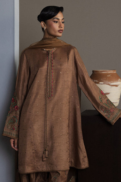 Zara Shahjahan | Festive 26 | Kahvaan - Luxury Dress - available at Maria Faisal in UK and USA.