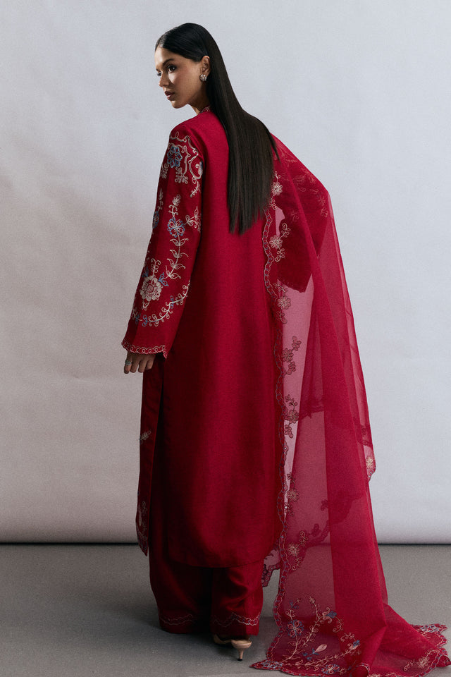 Zara Shahjahan | Festive 26 | Rangrez - Luxury Dress - available at Maria Faisal in UK and USA.