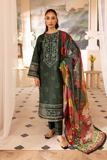 Farasha | Seraya Lawn 24 | JADE - Designer Dress with Intricate embroidery and embellishments. Shop elegent wedding dress at Maria Faisal.
