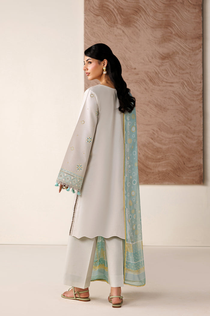 Farasha | Summer Melody 26 | Warm Desert - Casual Dress - available at Maria Faisal in UK and USA.