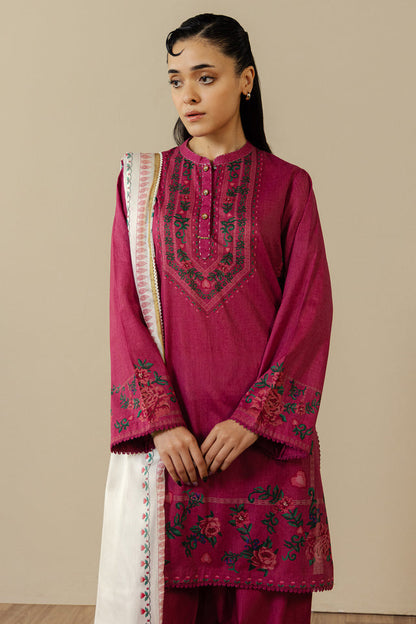 Zara Shahjahan | Coco Prints 26 | Ismeria-8A - Casual Dress - available at Maria Faisal in UK and USA.