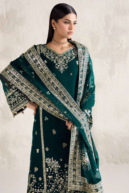 Farasha | Formals 26 | Gold Radiance - Formal Dress - available at Maria Faisal in UK and USA.