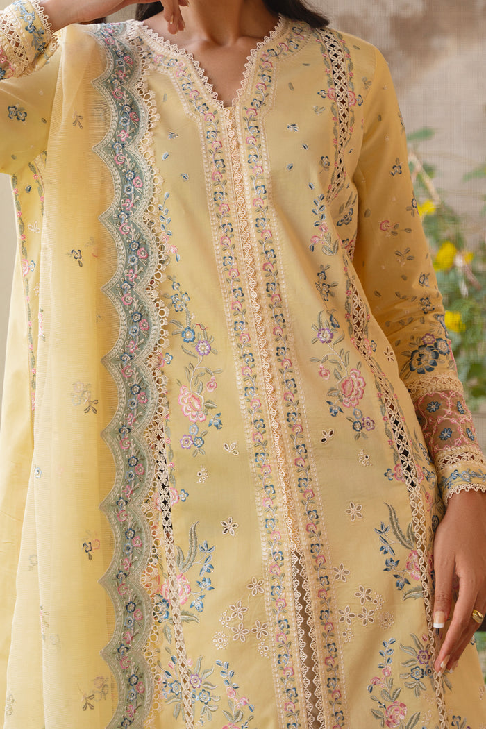 Ayzel | Whisper 26 | FROST - Luxury Dress - available at Maria Faisal in UK and USA.