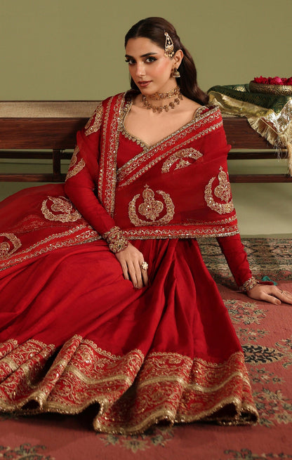 Maya | Jahanara Festive Edit 26 | MAHJABEEN - Formal Dress - available at Maria Faisal in UK and USA.