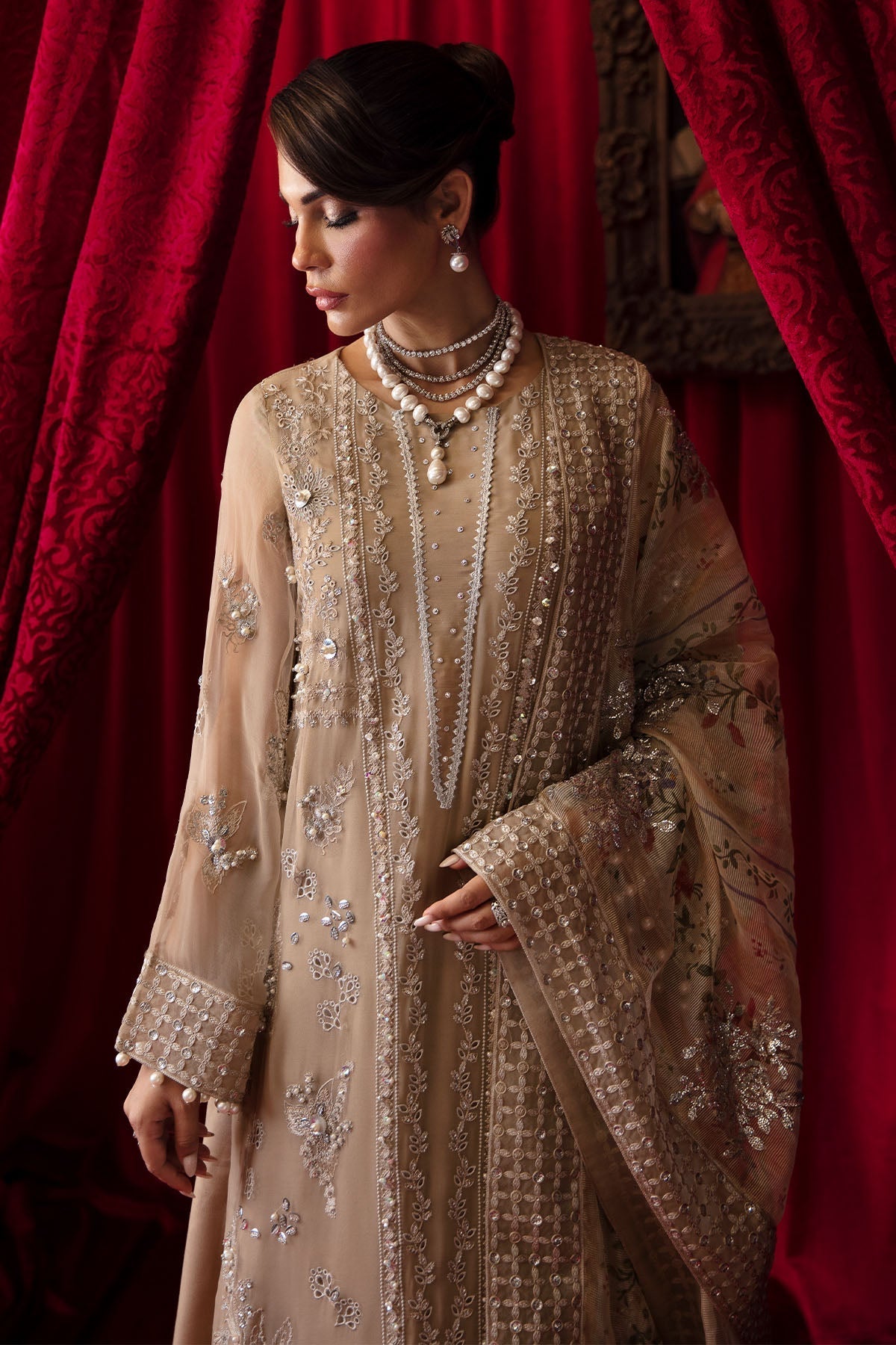 Nureh | Elanora Formal 24 | NEL-48-Cherine - Ladies Clothes - Maria Faisal