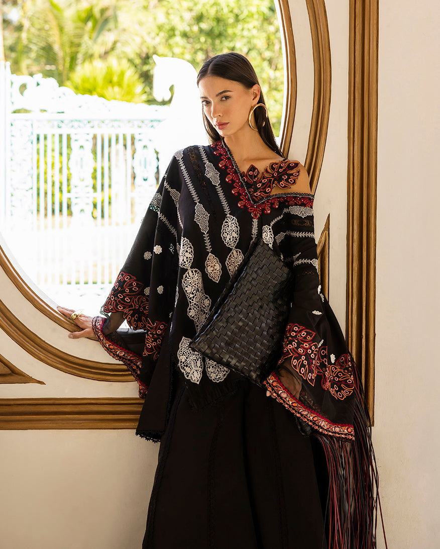 Esmel | Mon Tresor Luxe Lawn 26 | Amor Omnia Vincit - Luxury Dress - available at Maria Faisal in UK and USA.