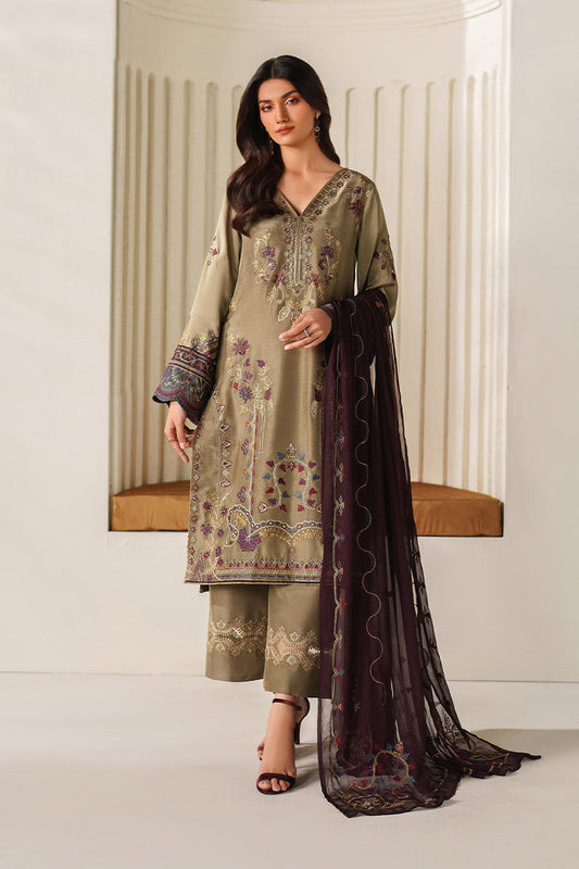 Iznik | Chinon Chiffon | UE-614 - Dress - available at Maria Faisal in UK and USA.