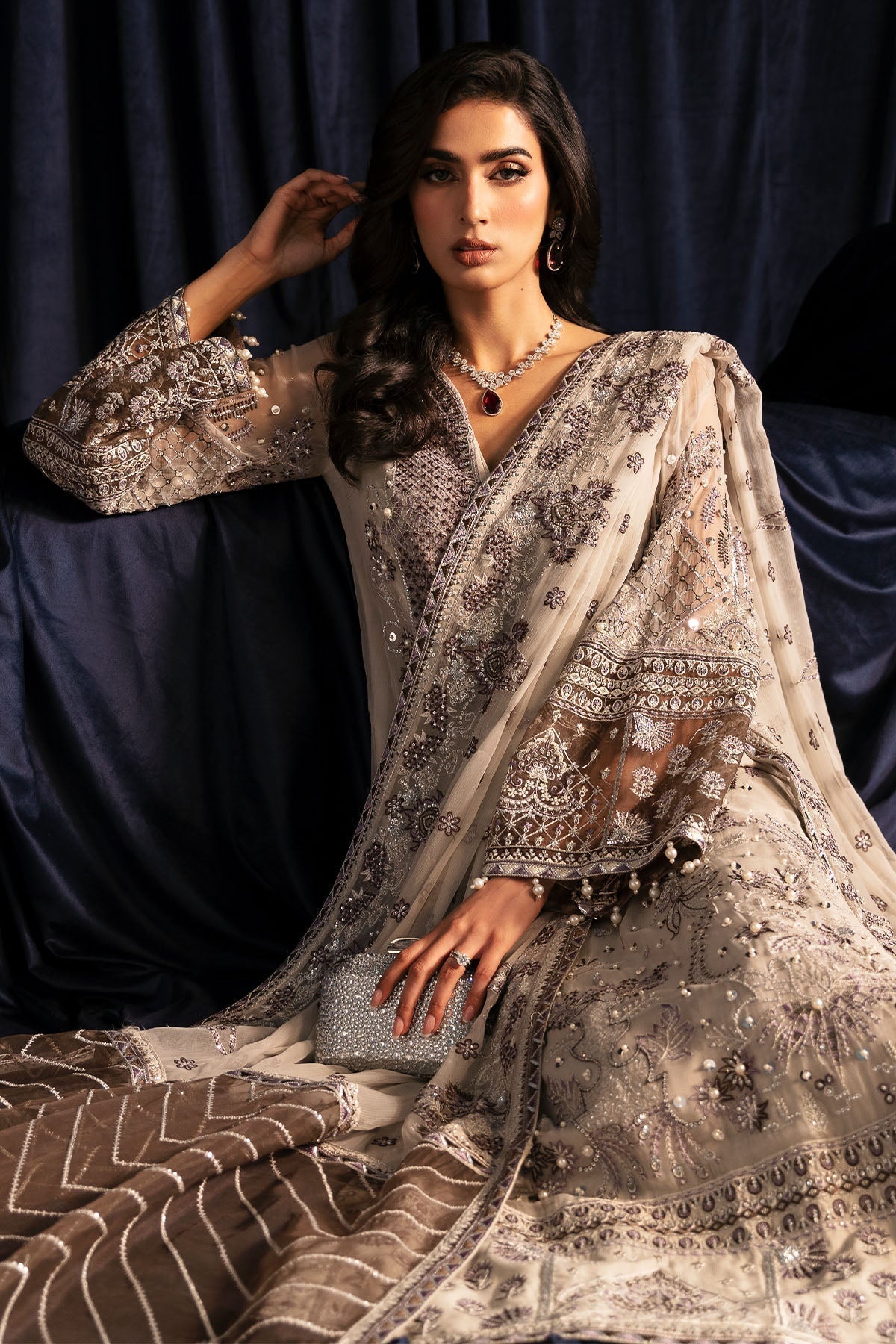 Nureh | Elanora Formal 24 | NEL-46 - Ladies Clothes - Maria Faisal