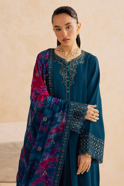 Nureh | Shades of Summer | NP-695 - Luxury Dress - available at Maria Faisal in UK and USA.