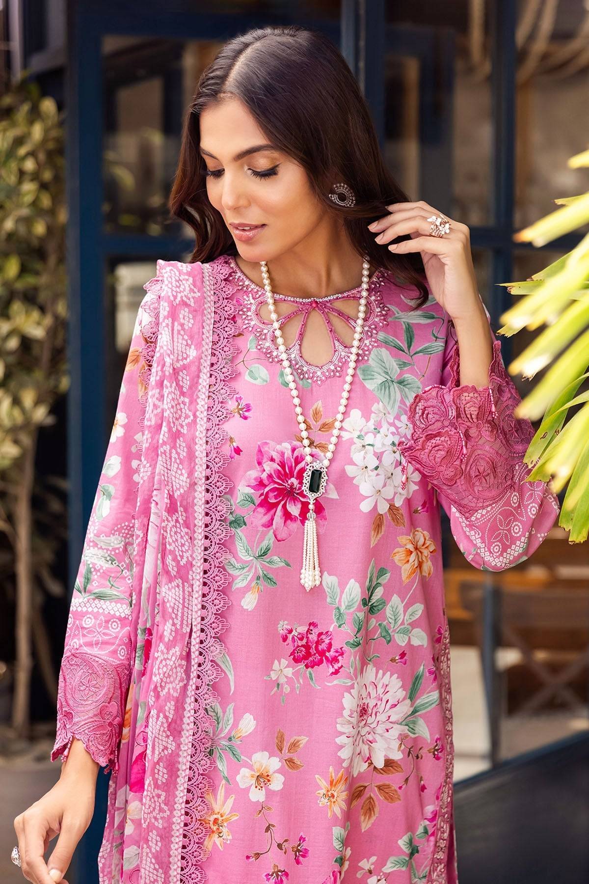 Nureh | Glam Girl Lawn | GL-01 by Maria Faisal - Registered Vendor of : Nureh - type : Ladies Clothes - 100% original wedding dresses