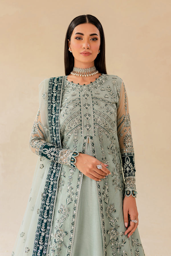 Farasha | Lumiere Formals | FREYA - Designer Dress with Intricate embroidery and embellishments. Shop elegent wedding dress at Maria Faisal.