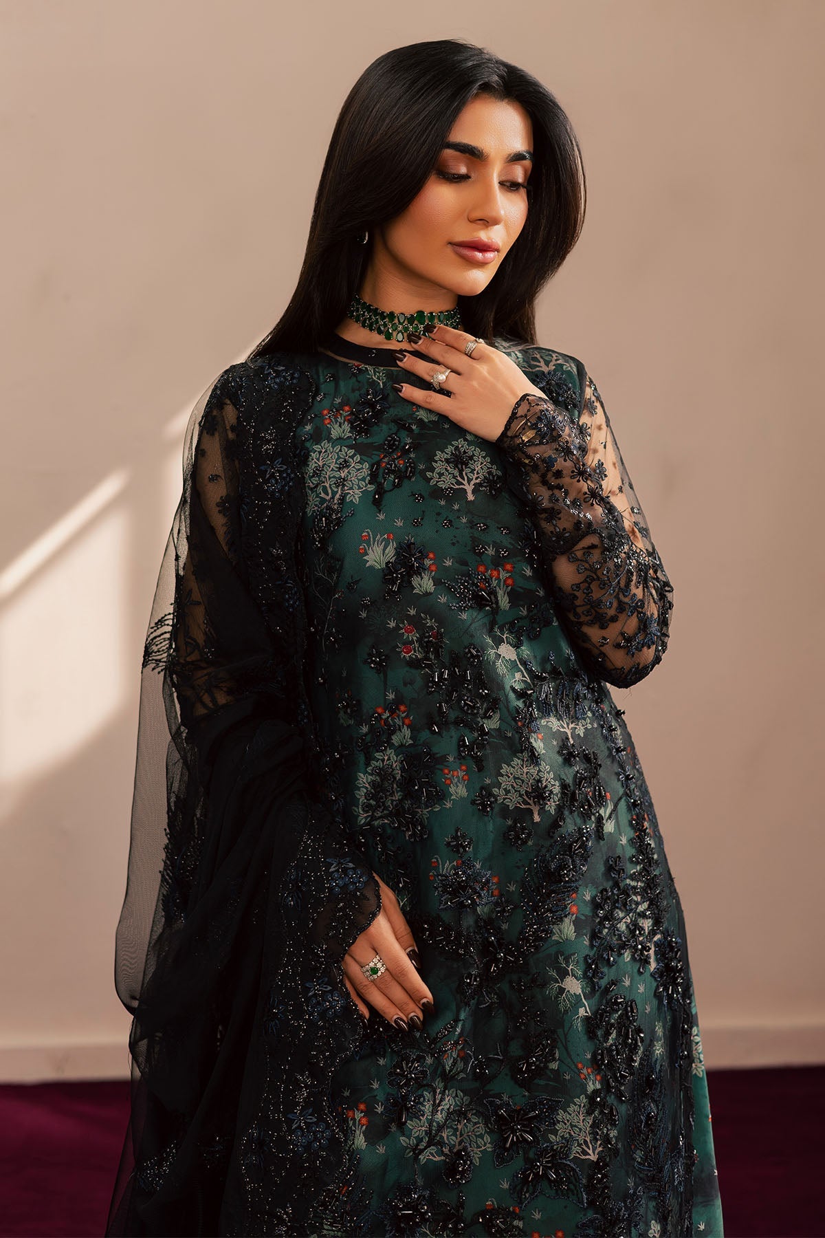 Nureh | Wedding Formals | FP-150 - Wedding Dress - available at Maria Faisal in UK and USA.
