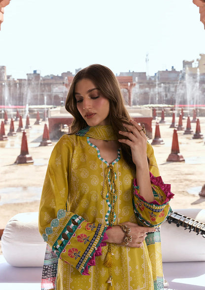 Kahf Premium | Prints Collection 26 | KPS-8A ZARAFSHAN - Luxury Dress - available at Maria Faisal in UK and USA.
