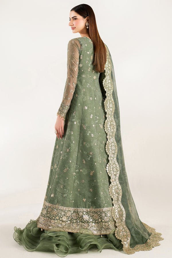 Farasha | Fiorella Formals | Olive Aura - Ladies Clothes - Maria Faisal