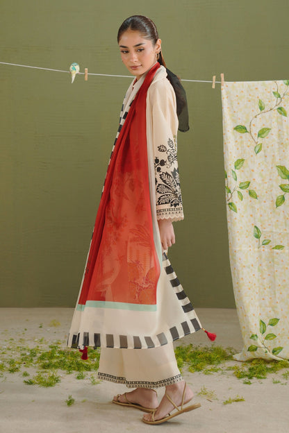 Zara Shahjahan | Coco Prints 26 | Vera-3A - Casual Dress - available at Maria Faisal in UK and USA.