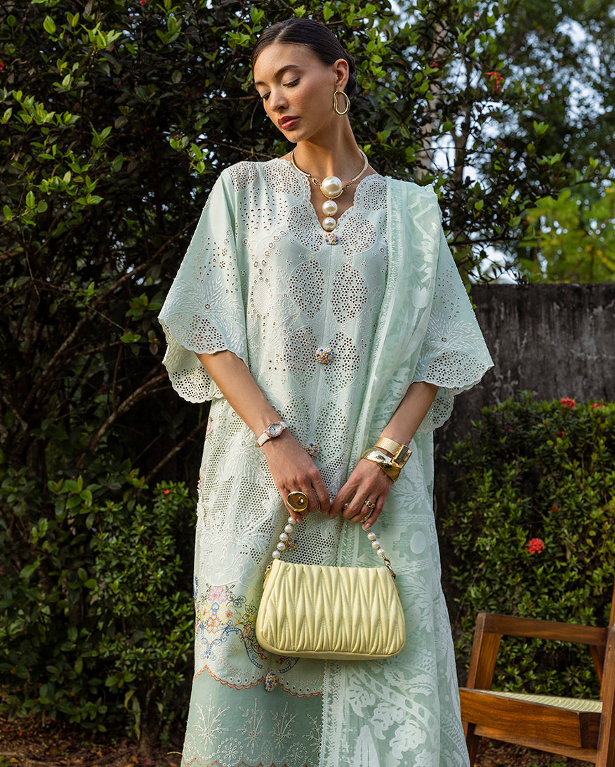Esmel | Mon Tresor Luxe Lawn 26 | Fait Avec Amour - Luxury Dress - available at Maria Faisal in UK and USA.