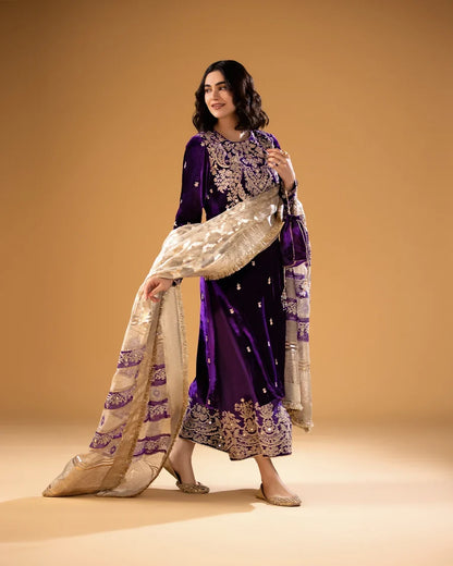 Faiza Saqlain | Luxury Formals | Madno - Formal Dress - available at Maria Faisal in UK and USA.