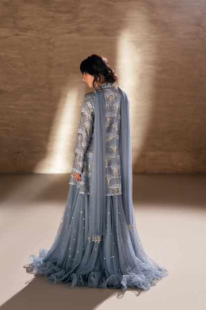 Sana Abbas | Zalea Formals | NYSA - Formal Dress - available at Maria Faisal in UK and USA.