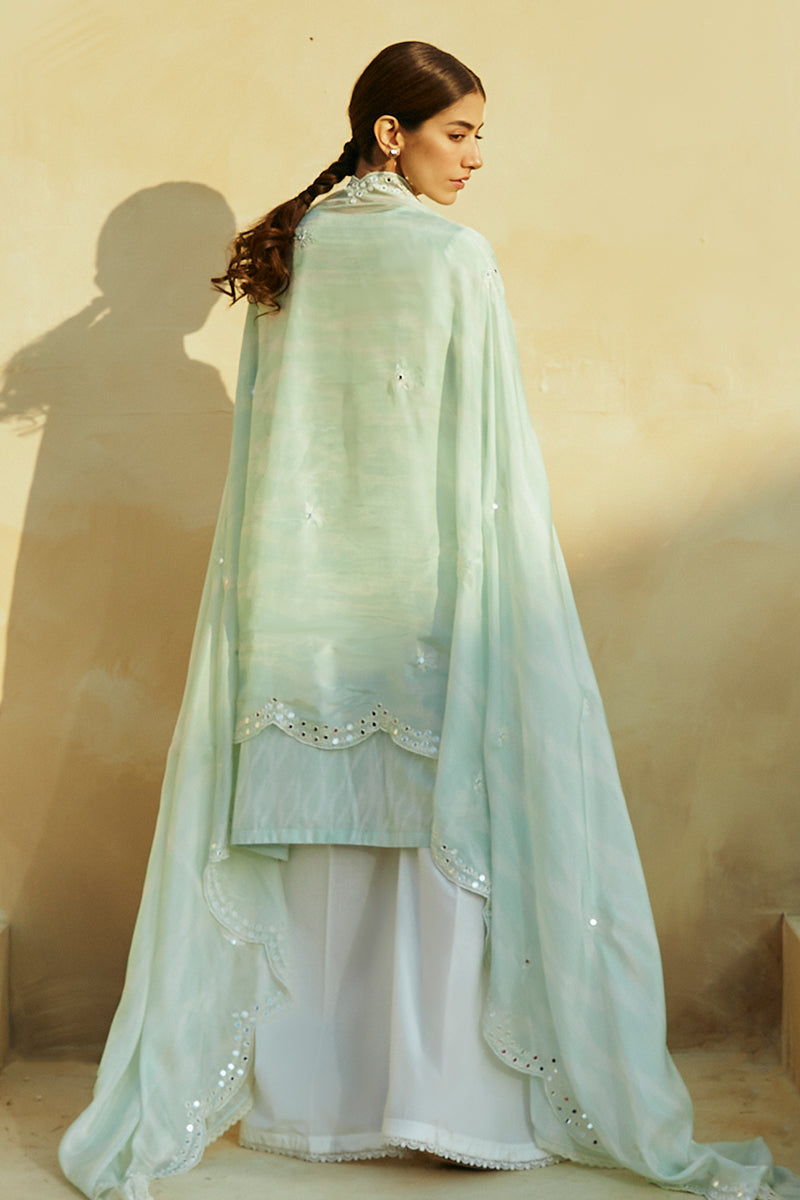 Cross Stitch | Premium Lawn 24 | WHISPER MINT - Ladies Clothes - Maria Faisal