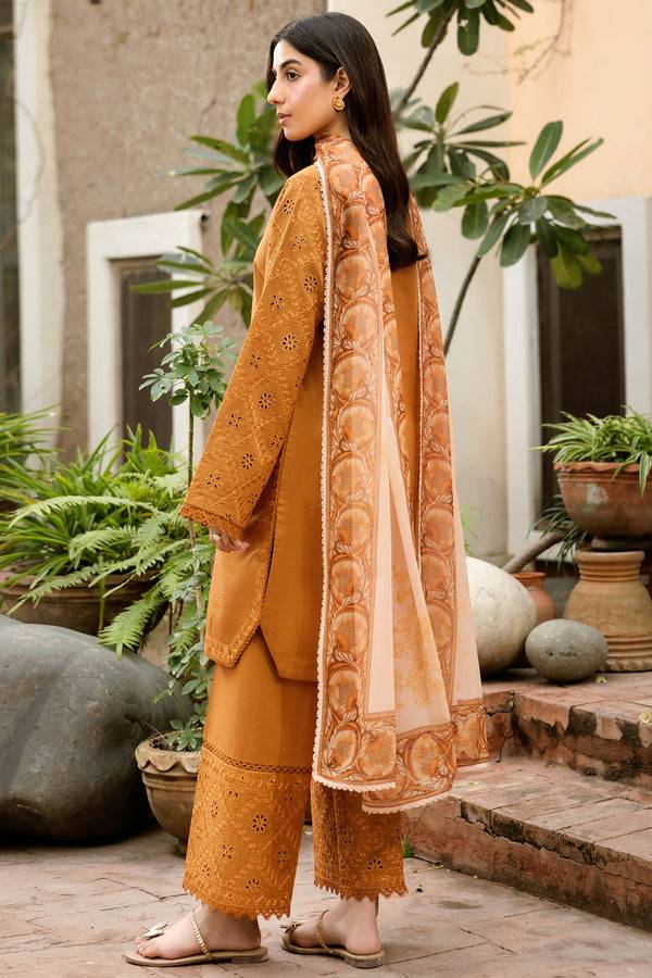 Farasha | Summer Weaves Embroidered Lawn | Golden Dusk by Maria Faisal - Registered Vendor of : Farasha - type : Ladies Clothes - 100% original wedding dresses