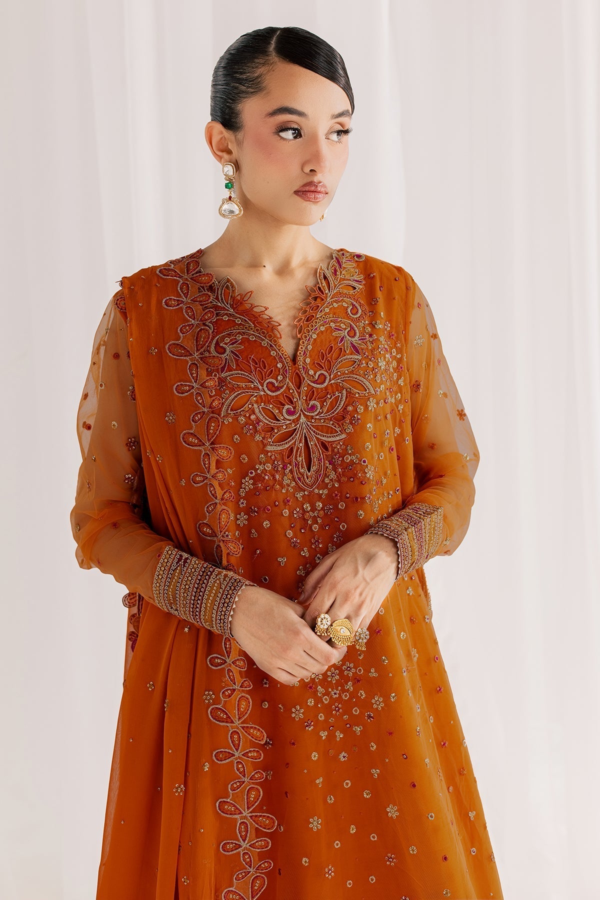 Nureh | Fancy Formal 26 | NP-817 - Formal Dress - available at Maria Faisal in UK and USA.