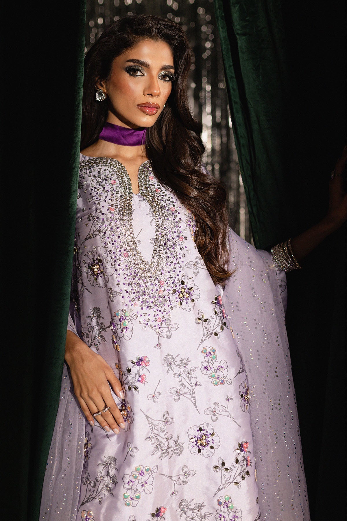 Nureh | Tiny Twinkles | Fairy Dust TW-12 - Designer Dress with Intricate embroidery and embellishments. Shop elegent wedding dress at Maria Faisal.