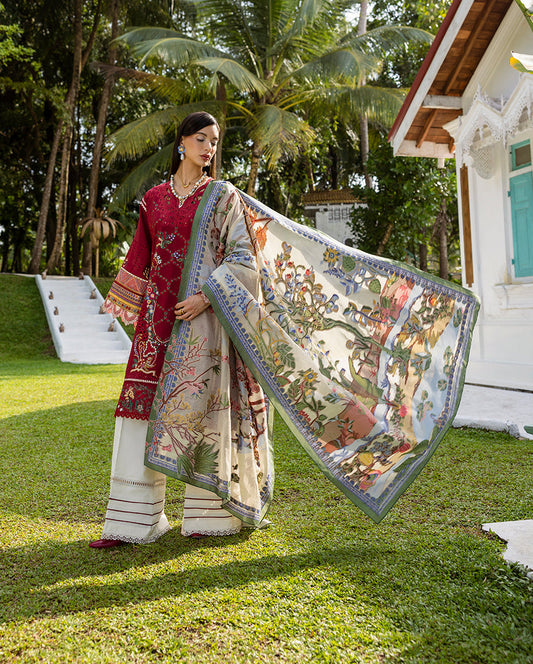 Esmel | Mon Tresor Luxe Lawn 26 | Merci Pour Tout - Luxury Dress - available at Maria Faisal in UK and USA.