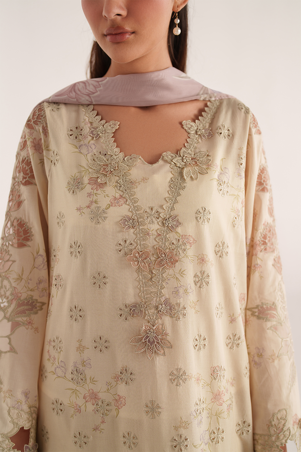 Iznik | Spring/Summer Lawn 26 | SS-06 - Luxury Dress - available at Maria Faisal in UK and USA.