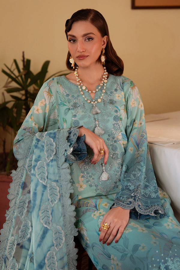 Nureh | Swiss Lawn | NS-160 - Luxury Dress - available at Maria Faisal in UK and USA.