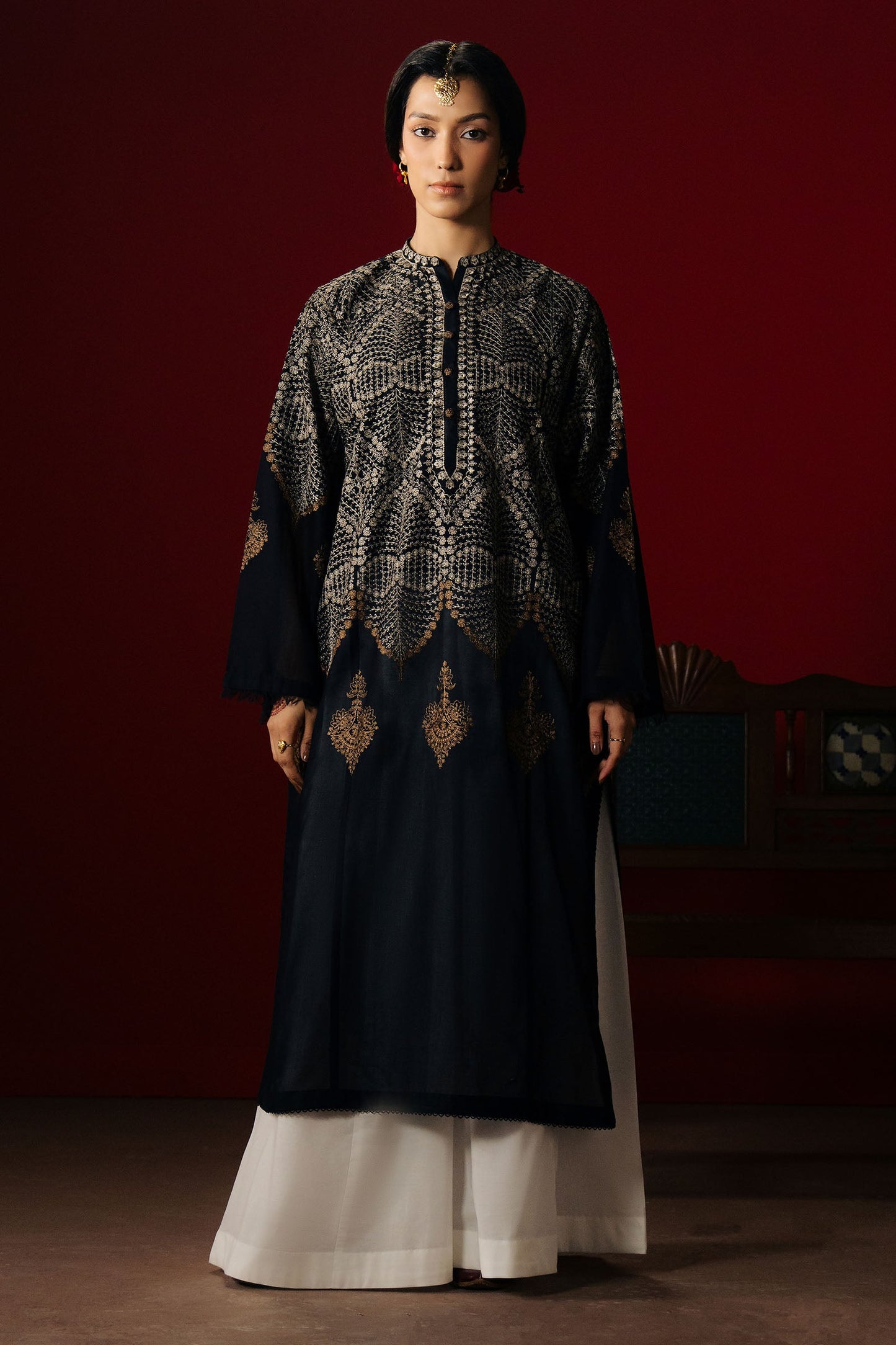 ZaraShahJahan | SS26 | Zaroon - Festive Dress - available at Maria Faisal in UK and USA