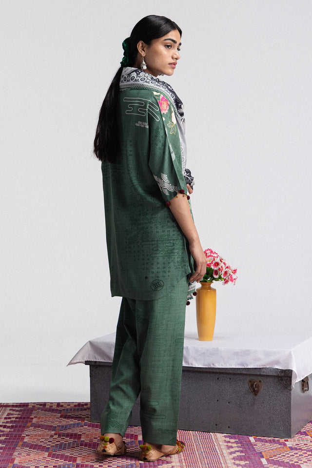 Zara ShahJahan | Coco Prints Winter 26 | Hana-2B - Luxury Dress - available at Maria Faisal in UK and USA.