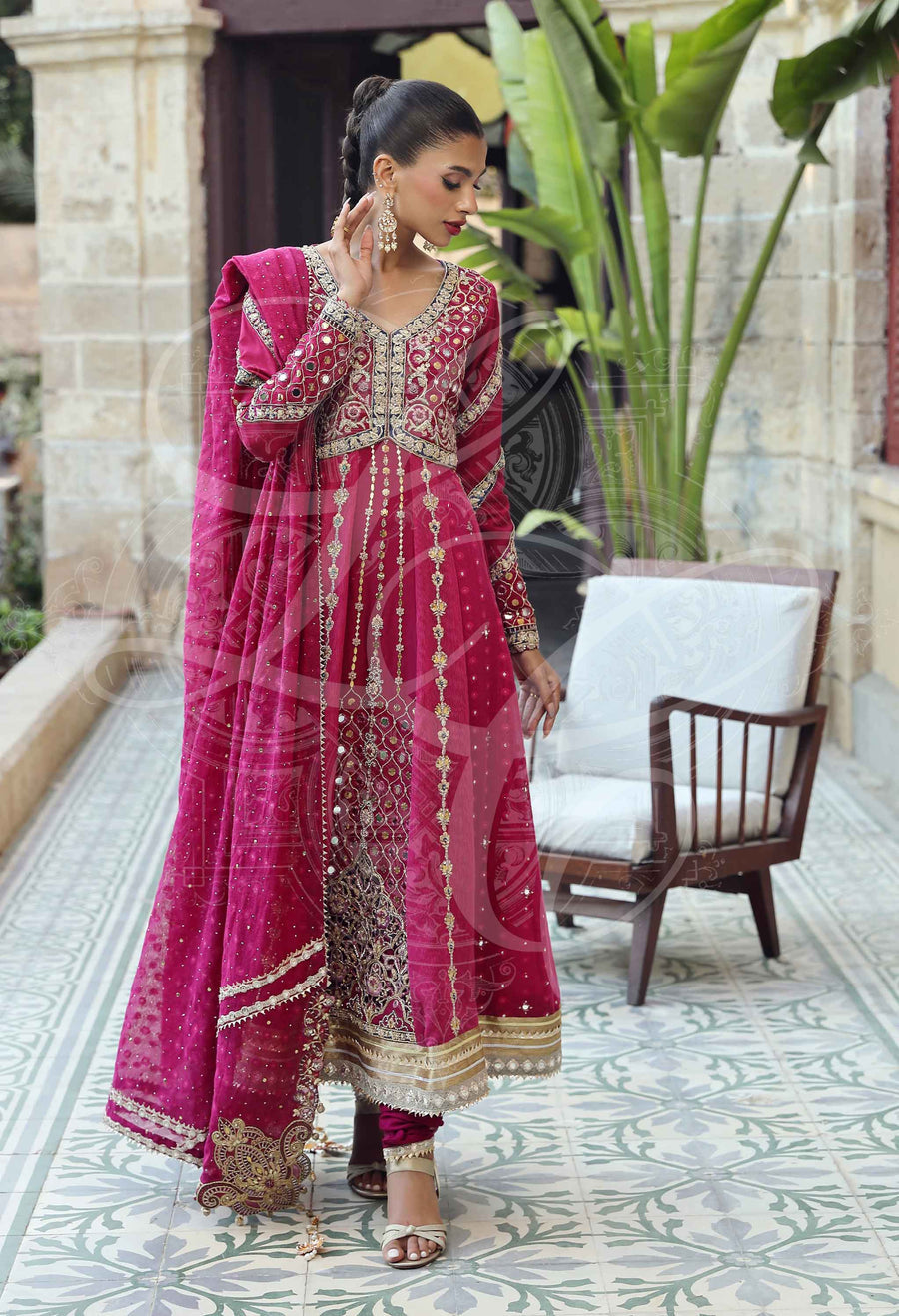 Layla Chatoor | Luxury Pret | Nour - Luxury Dress - available at Maria Faisal in UK and USA.