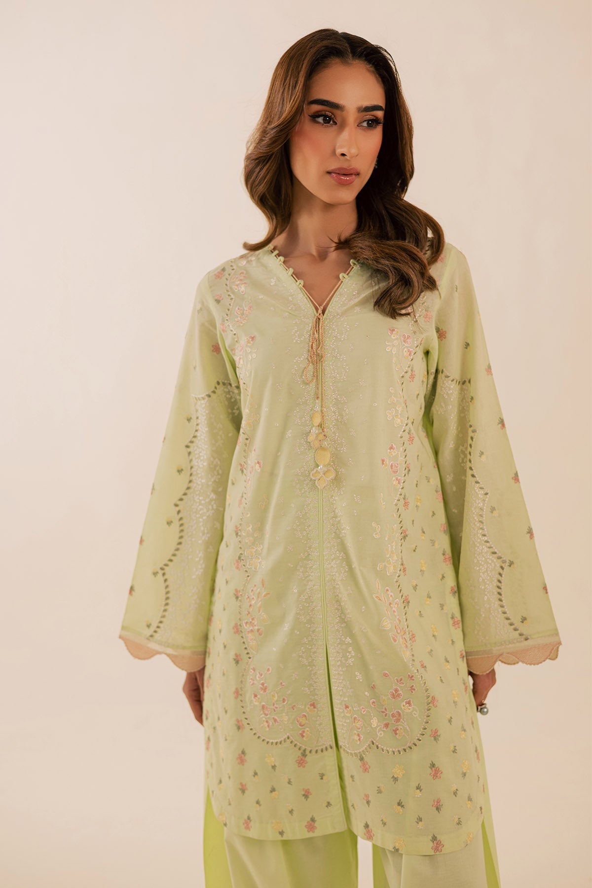 Nureh | Shades of Summer | NP-671 - Luxury Dress - available at Maria Faisal in UK and USA.
