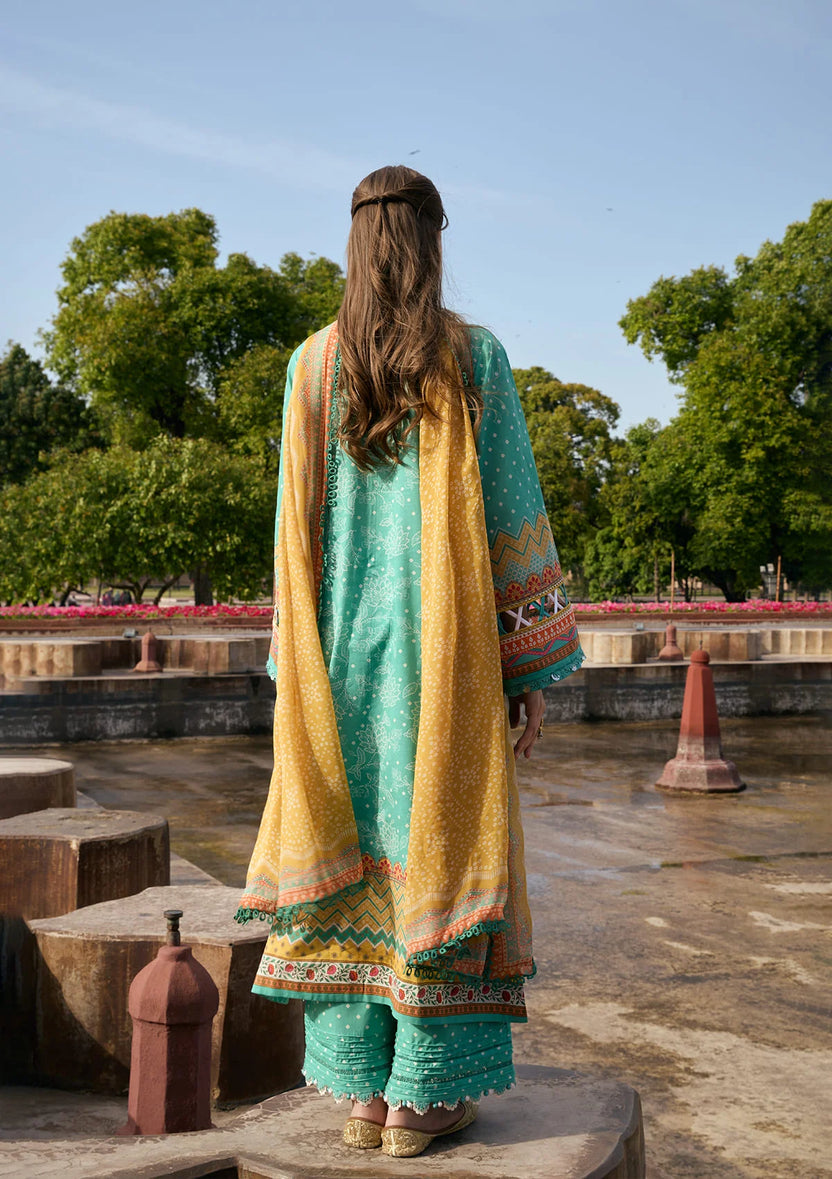 Kahf Premium | Prints Collection 26 | KPS-7A NAZISH - Luxury Dress - available at Maria Faisal in UK and USA.