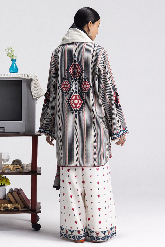 Zara ShahJahan | Coco Prints Winter 26 | Leela-10A - Luxury Dress - available at Maria Faisal in UK and USA.
