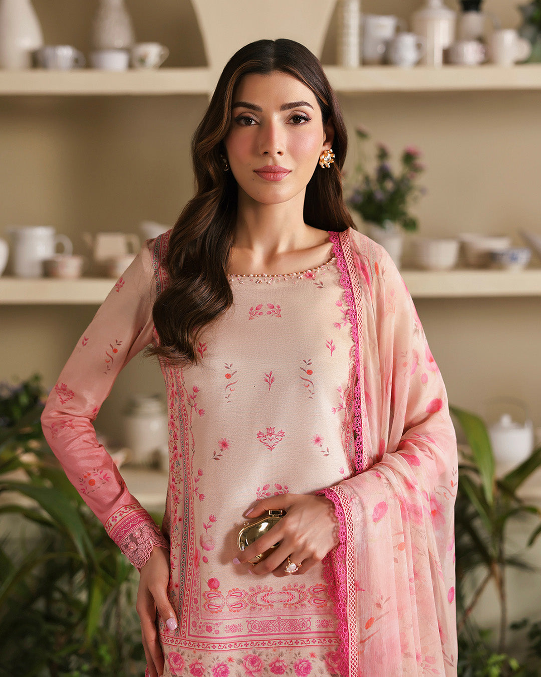 Faiza Saqlain | Serina Luxe | Amelia - Formal Dress - available at Maria Faisal in UK and USA.