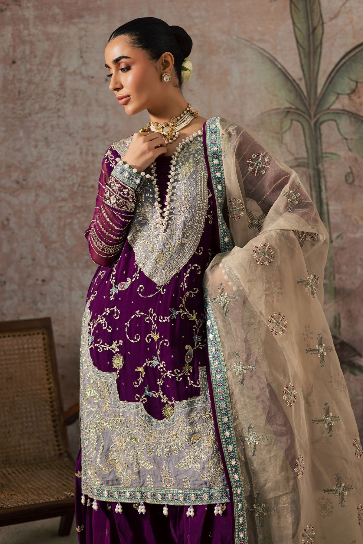 Nureh | Wedding Formals | FP-152 - Wedding Dress - available at Maria Faisal in UK and USA.