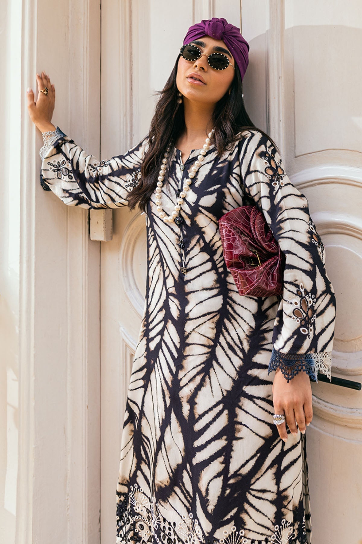 NU2-112 – authentic Pakistani dress from the Ballerina Winter 25 collection for women in the UK