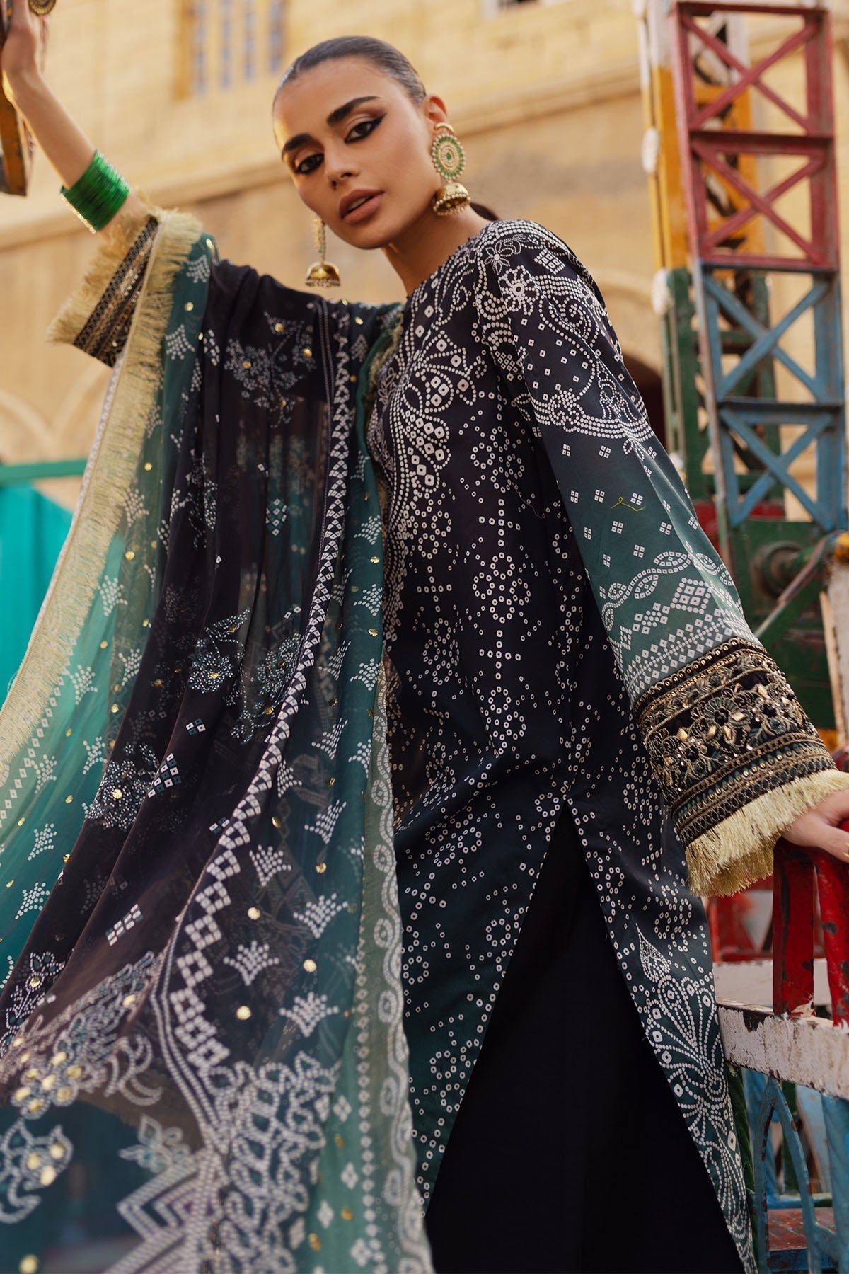 Nureh | Bazaar Lawn | NS-129 - Ladies Clothes - Maria Faisal