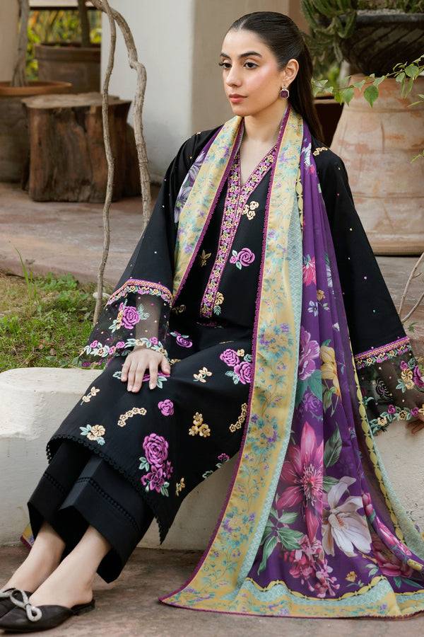 Farasha | Summer Weaves Embroidered Lawn | Raven Dusk by Maria Faisal - Registered Vendor of : Farasha - type : Ladies Clothes - 100% original wedding dresses