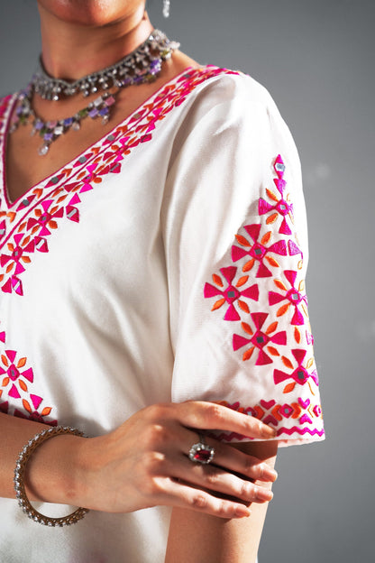 Fozia Khalid | Dilkash Festive Wear 25 | Noor - Formal Dress - available at Maria Faisal in UK and USA.