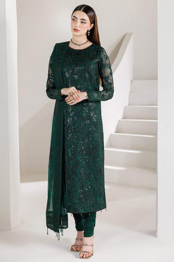Farasha | Formals 26 | Jade Majesty - Formal Dress - available at Maria Faisal in UK and USA.