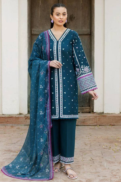 Farasha | Summer Weaves Embroidered Lawn | Blue Allure by Maria Faisal - Registered Vendor of : Farasha - type : Ladies Clothes - 100% original wedding dresses