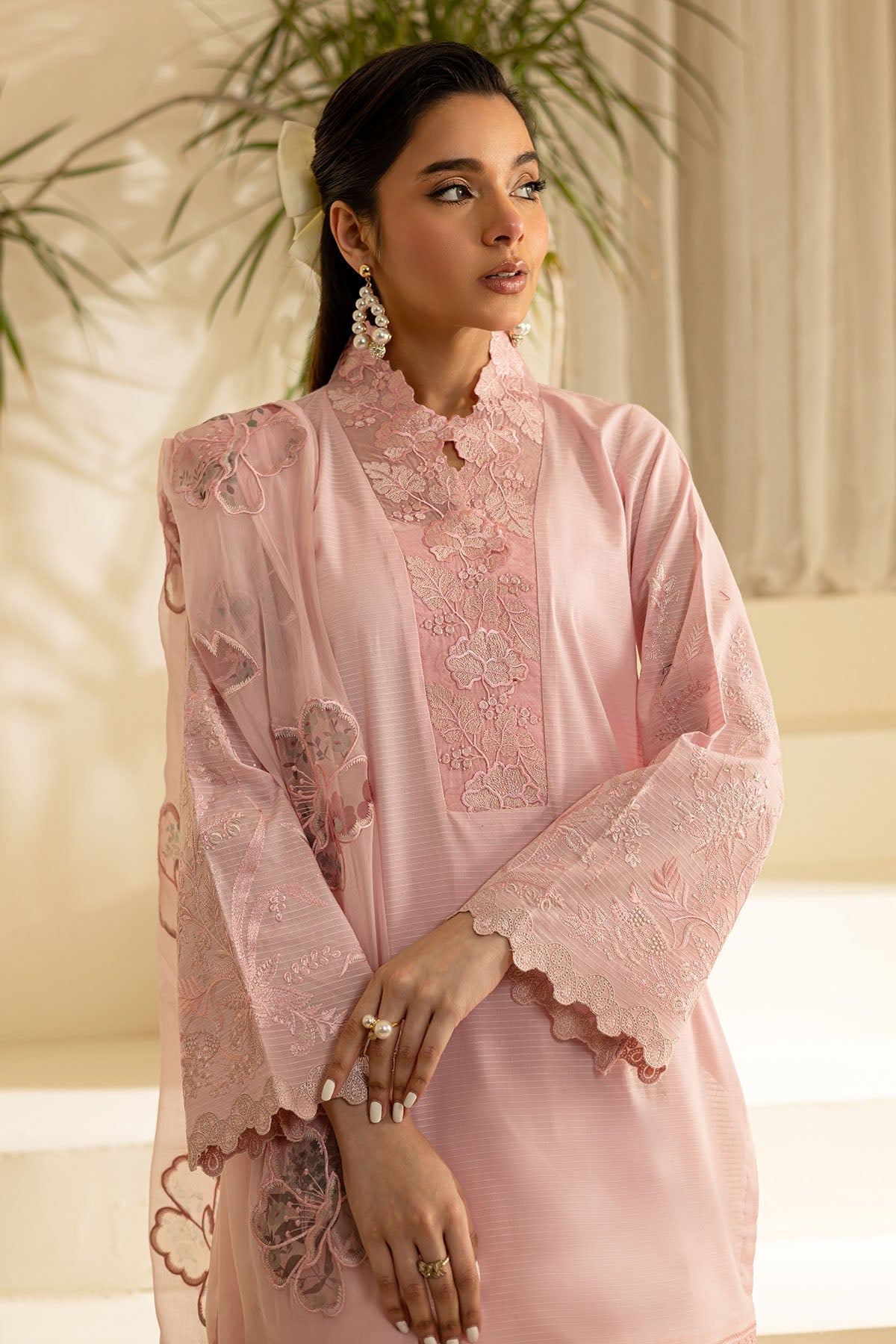 Nureh | Shades of Summer | NP-611 - Luxury Dress - available at Maria Faisal in UK and USA.