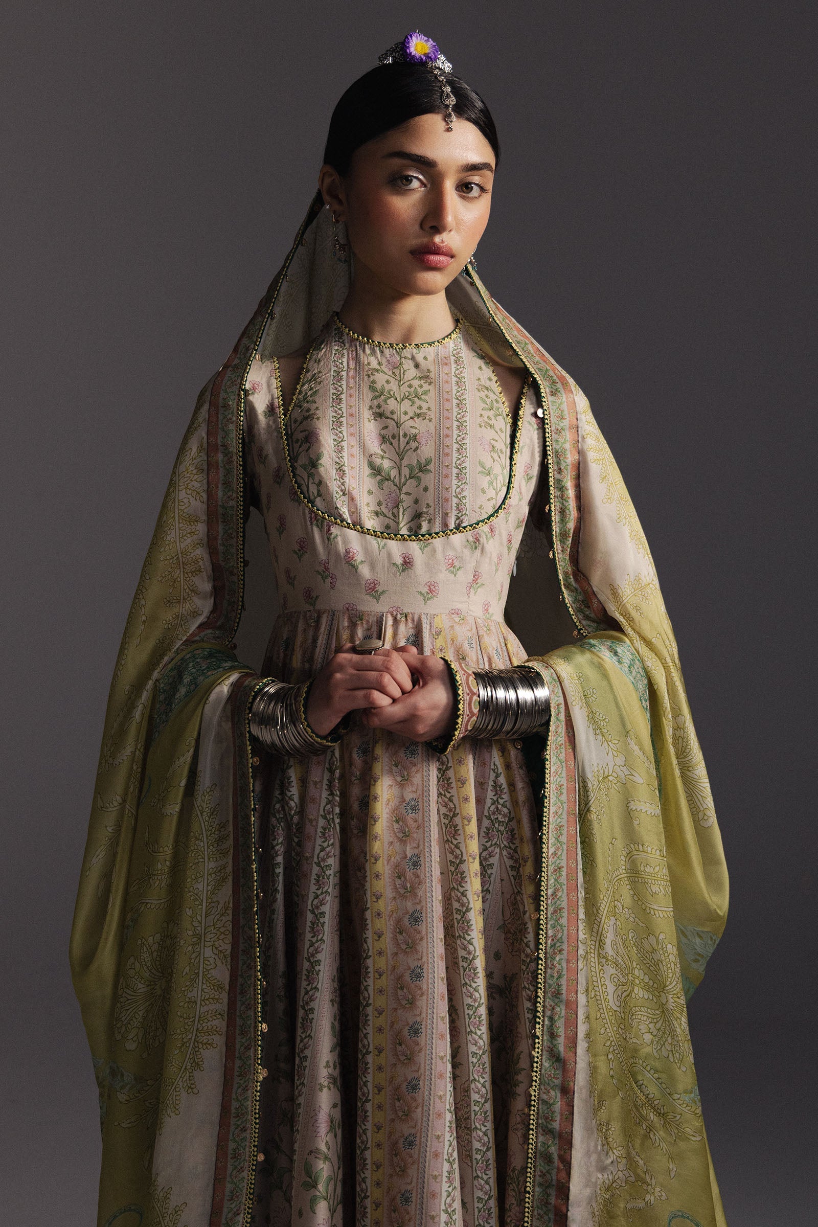 ZaraShahJahan | Zal26 | Hoorain-D8 - Festive Dress - available at Maria Faisal in UK and USA