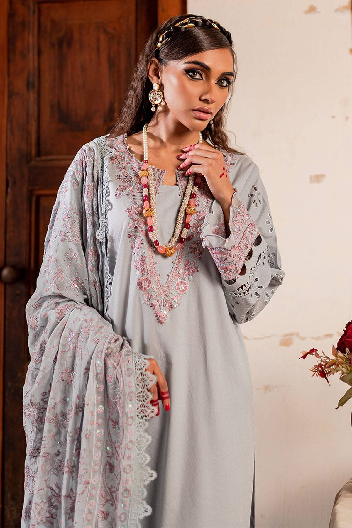 Nureh | Maya Lawn | NS-79 by Maria Faisal - Registered Vendor of : Nureh - type : Ladies Clothes - 100% original wedding dresses