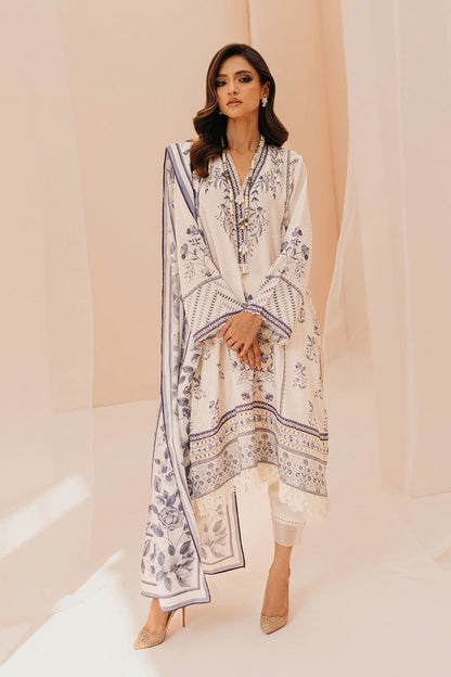 Mina Hasan | Signature Pret | Blue Hue - Luxury Dress - available at Maria Faisal in UK and USA.