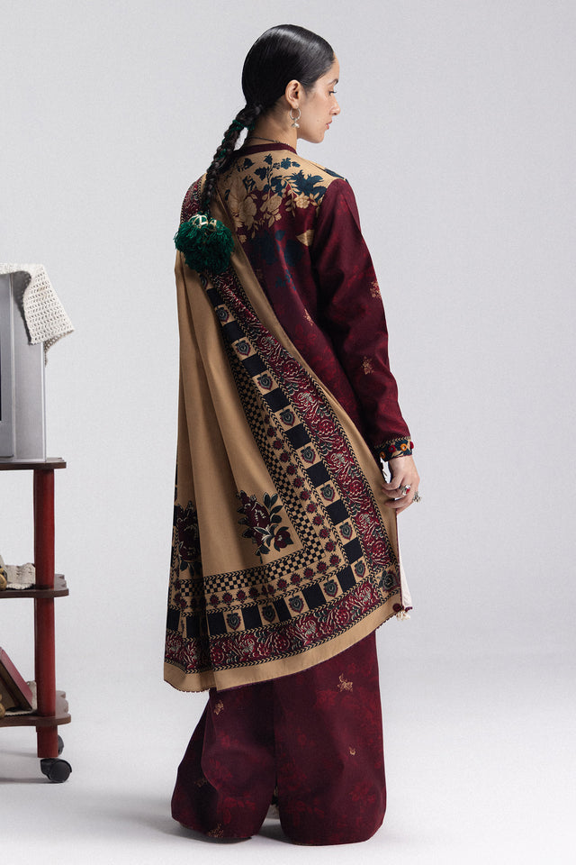 Zara ShahJahan | Coco Prints Winter 26 | Iris-8A - Luxury Dress - available at Maria Faisal in UK and USA.