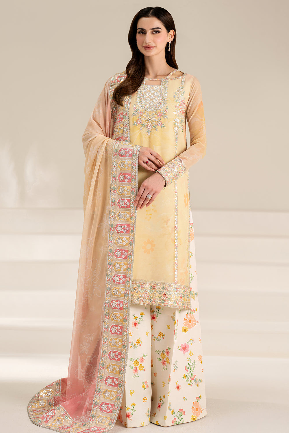 Farasha | Fiorella Formals | Floral Ray - Ladies Clothes - Maria Faisal